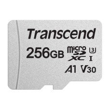 Transcend microSDXC USD300S 256GB CL10 UHS-I U3 Up to 95MB/S adapterrel TS256GUSD300S-A