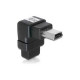 DELOCK Adapter USB-B mini 5pin male/female 90°angled (65096)