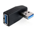 DELOCK Adapter USB 3.0 male-female angled 90° horizontal (65341) DELOCK Adapter USB 3.0 male-female angled 90° horizontal (65341)