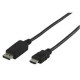 DisplayPort(M)-HDMI(M) monitor kábel, 3m