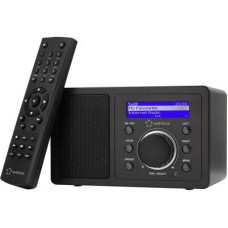 Asztali internet rádió, Bluetooth, AUX, WLAN, DLNA-ra alkalmas, fekete, Renkforce RF-IR-MONO1 Asztali internet rádió, Bluetooth, AUX, WLAN, DLNA-ra alkalmas, fekete, Renkforce RF-IR-MONO1