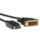 ROLINE Kábel DisplayPort - DVI (24+1) M/M 1.0m