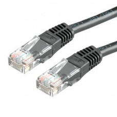 ROLINE Patch kábel VALUE UTP CAT6 lapos kivitel, Fekete 3m ROLINE Patch kábel VALUE UTP CAT6 lapos kivitel, Fekete 3m