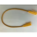 NIKOMAX LED panel - slave port összekötő kábel, árnyékolatlan 0.3méter ,sárga NMC-PC1UD-LS-003-YL