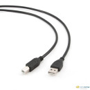 Gembird Cablexpert USB A-B printer kábel 4.5m fekete /CCP-USB2-AMBM-15/