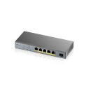 ZYXEL Switch GS1350-6HP, 6 Port managed CCTV PoE, long range, 60W, 802.3BT GS1350-6HP-EU0101F ZYXEL Switch GS1350-6HP, 6 Port managed CCTV PoE, long range, 60W, 802.3BT GS1350-6HP-EU0101F