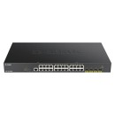 D-Link 24-port Gigabit PoE Smart Managed Switch with 4x 10G SFP+ ports, 370Watts DGS-1250-28XMP D-Link 24-port Gigabit PoE Smart Managed Switch with 4x 10G SFP+ ports, 370Watts DGS-1250-28XMP