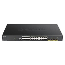 D-Link 24-port Gigabit PoE Smart Managed Switch with 4x 10G SFP+ ports, 370Watts DGS-1250-28XMP D-Link 24-port Gigabit PoE Smart Managed Switch with 4x 10G SFP+ ports, 370Watts DGS-1250-28XMP