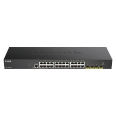 D-Link 24-port Gigabit Smart Managed Switch with 4x 10G SFP+ ports DGS-1250-28X