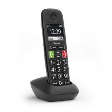 GIGASET ECO DECT Telefon E290HX fekete, bázisállomás nélkül S30852-H2961-R101 GIGASET ECO DECT Telefon E290HX fekete, bázisállomás nélkül S30852-H2961-R101