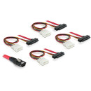 Delock cable Mini SAS SFF-8087 -> 4 x SAS SFF-8482+ Power, 100cm 83146