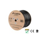 Lanberg UTP stranded cable CU OUTDOOR, cat. 5e, 305m, Black LCU5-21CU-0305-BK