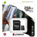 KINGSTON Memóriakártya MicroSDXC 256GB Canvas Select Plus 100R A1 C10 + Adapter SDCS2/256GB