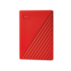 K&uuml;lső meghajt&oacute; WD My Passport, 2.5'', 4TB, USB 3.2, piros WDBPKJ0040BRD-WESN
