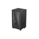 Lanberg free-standing rack 19'' self-assembly flat pack 22U/ 600x600mm black FF01-6622-12B Lanberg free-standing rack 19'' self-assembly flat pack 22U/ 600x600mm black FF01-6622-12B