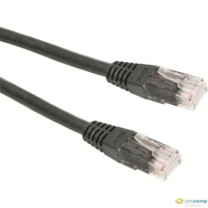 Gembird Cablexpert UTP CAT5e patch k&aacute;bel 1m fekete /PP12-1M/BK/