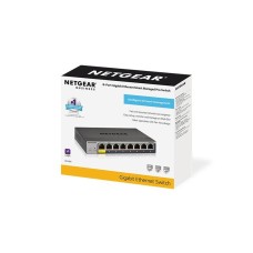 Netgear ProSafe Smart 8-Port Gigabit Switch Metal 1xPoE PD (GS108T v3) GS108T-300PES Netgear ProSafe Smart 8-Port Gigabit Switch Metal 1xPoE PD (GS108T v3) GS108T-300PES