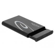 DELOCK Külső Ház 2.5" USB 3.1 Gen 2 / SATA, fekete 42610 DELOCK Külső Ház 2.5" USB 3.1 Gen 2 / SATA, fekete 42610
