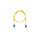NIKOMAX Optikai patch kábel LC-LC, SM 9/125, OM4, duplex, 5m, sárga NMF-PC2S2C2-LCU-LCU-005