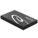 DELOCK Külső Ház 2.5" USB 3.1 Gen 2 / SATA, alumínium 42611