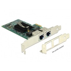 DELOCK PCI-E Vezetékes hálózati Adapter, 2x Gigabit LAN 89944 DELOCK PCI-E Vezetékes hálózati Adapter, 2x Gigabit LAN 89944