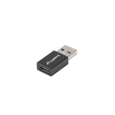 LANBERG AD-UC-UA-02 Lanberg Adapter USB TYPE-C(M)-AF 3.1 Black AD-UC-UA-02