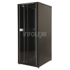 Lande LN-CK42U8080-BL CK 19" 42U 800x800 fekete &aacute;ll&oacute; rack szekr&eacute;ny LN-CK42U8080-BL