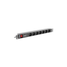 LANBERG PDU-09E-0300-BK Lanberg PDU 1U 16A 9 sockets uni-schuko 3m Black PDU-09E-0300-BK LANBERG PDU-09E-0300-BK Lanberg PDU 1U 16A 9 sockets uni-schuko 3m Black PDU-09E-0300-BK