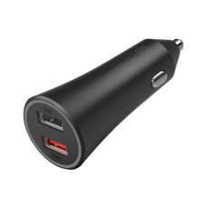 Aut&oacute;s t&ouml;ltő 2xUSB aljzattal 2400mA Xiaomi Car Charger 37W fekete GDS4147GL GDS4147GL / CC06ZM