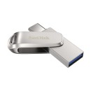 Sandisk 32GB Dual Drive Luxe USB3.1 Type-C Silver 186462 Sandisk 32GB Dual Drive Luxe USB3.1 Type-C Silver 186462