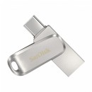 Sandisk 256GB Ultra Dual Drive Luxe USB Type-C Flash Drive Silver SDDDC4-256G-A46/186465 Sandisk 256GB Ultra Dual Drive Luxe USB Type-C Flash Drive Silver SDDDC4-256G-A46/186465