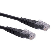 ROLINE K&aacute;bel UTP CAT6 1m fekete