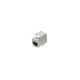 NIKOMAX Keystone betét STP, CAT6a, RJ45/8P8C, T568A/B, 180 Degrees, Toolles, Shielded, Metallic NMC-KJSA2-ET-MT