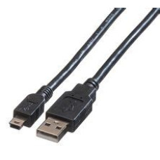 ROLINE k&aacute;bel USB-A 2.0 - mini 5 PIN 3m, &Ouml;sszek&ouml;tő 11.02.8730-10