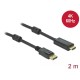 DELOCK kábel Displayport 1.2 to HDMI 4K 60Hz aktív, 2m 85956 DELOCK kábel Displayport 1.2 to HDMI 4K 60Hz aktív, 2m 85956