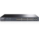 TP-Link TL-SG2424P 24-Port Gigabit Smart PoE Switch with 4 Combo SFP Slots 24xport,Fémház,24xGigabit,4 SFP Ports