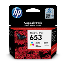 HP Patron No 653 h&aacute;romsz&iacute;nű tintapatron Ink Advantage 200/oldal 3YM74AE