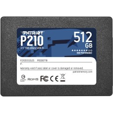 PATRIOT P210 SSD 512GB SATA 3 Internal Solid State Drive 2.5inch P210S512G25 PATRIOT P210 SSD 512GB SATA 3 Internal Solid State Drive 2.5inch P210S512G25
