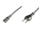 Assmann Power Cord, Euro - C7 AK-440104-018-S Assmann Power Cord, Euro - C7 AK-440104-018-S