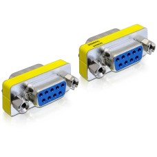 DeLock Adapter Gender Changer Sub-D9 female / female 65008