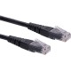 ROLINE UTP CAT6 patch 1m fekete