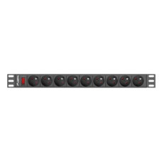 LANBERG power distribution unit PDU 19 1U 16A 9 schuko 3m black PDU-09F-0300-BK LANBERG power distribution unit PDU 19 1U 16A 9 schuko 3m black PDU-09F-0300-BK