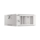 LANBERG 19inch wall-mounted rack 4U/570x600 demounted fast assembling flat pack grey WFFA-5604-10S