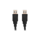 LANBERG cable USB-A M/M 3.0 0.5m black CA-USBA-30CU-0005-BK