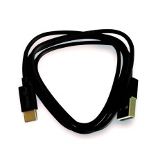 BLACKBIRD Type-C USB Adatk&aacute;bel 1m, Fekete (Gy&aacute;ri kivitel) BH996 BLACK