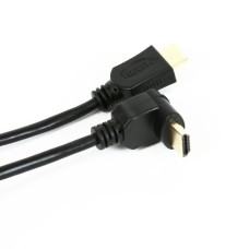 OMEGA k&aacute;bel, HDMI v.1.4., arany, 5m, fekete OCHK54