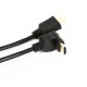 OMEGA kábel, HDMI v.1.4., arany, 5m, fekete OCHK54