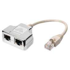 Assmann CAT 5e, 2x 1:1, patch cable adapter, shielded AT-AG CX2