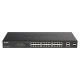 D-LINK Switch 24x1000Mbps (24xPOE) + 2xGigabit kombó SFP Fémházas Menedzselhető Rackes, DGS-1100-26MPV2 DGS-1100-26MPV2 D-LINK Switch 24x1000Mbps (24xPOE) + 2xGigabit kombó SFP Fémházas Menedzselhető Rackes, DGS-1100-26MPV2 DGS-1100-26MPV2