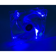 AKYGA Rendszerhűtő ventilátor AW-12A-BL, Kék LED 12cm